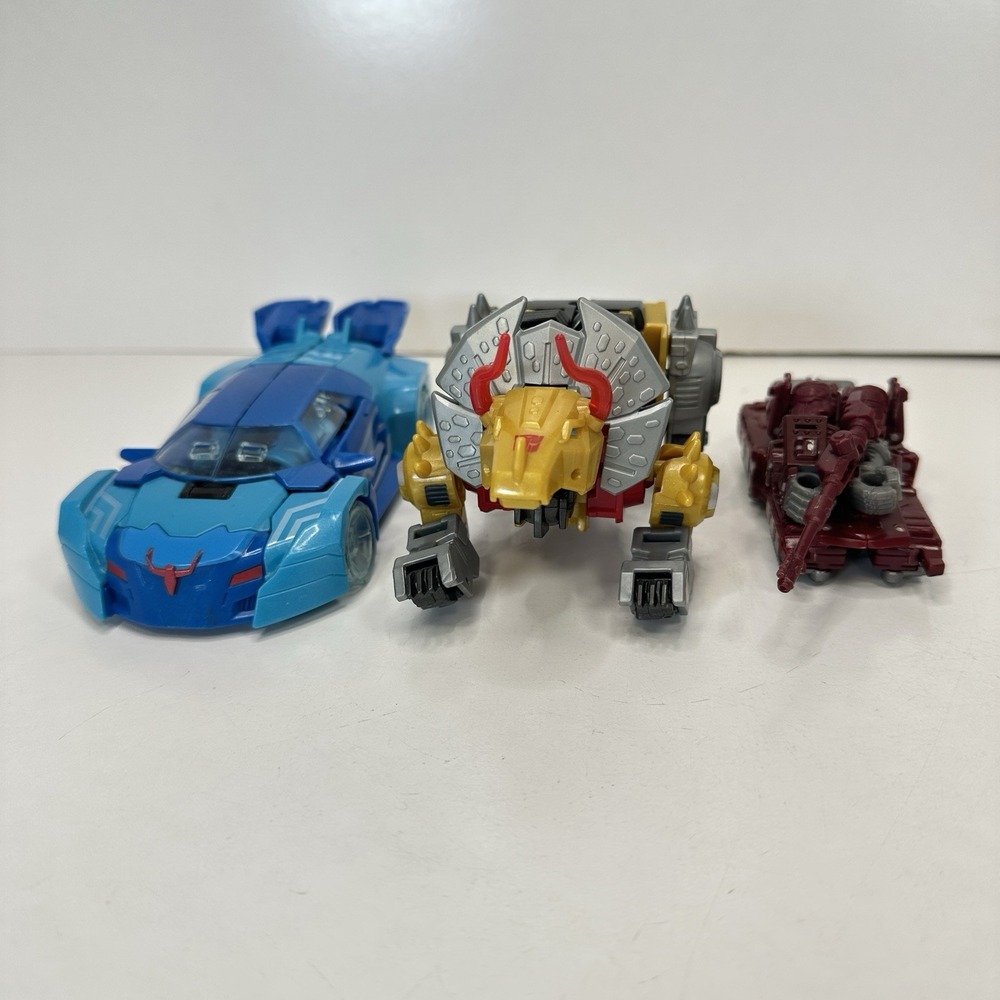 Transformers Lot of 3 Figures Bumblebee Blizzard Warpath‎ 4-6 Inch Hasbro Movie